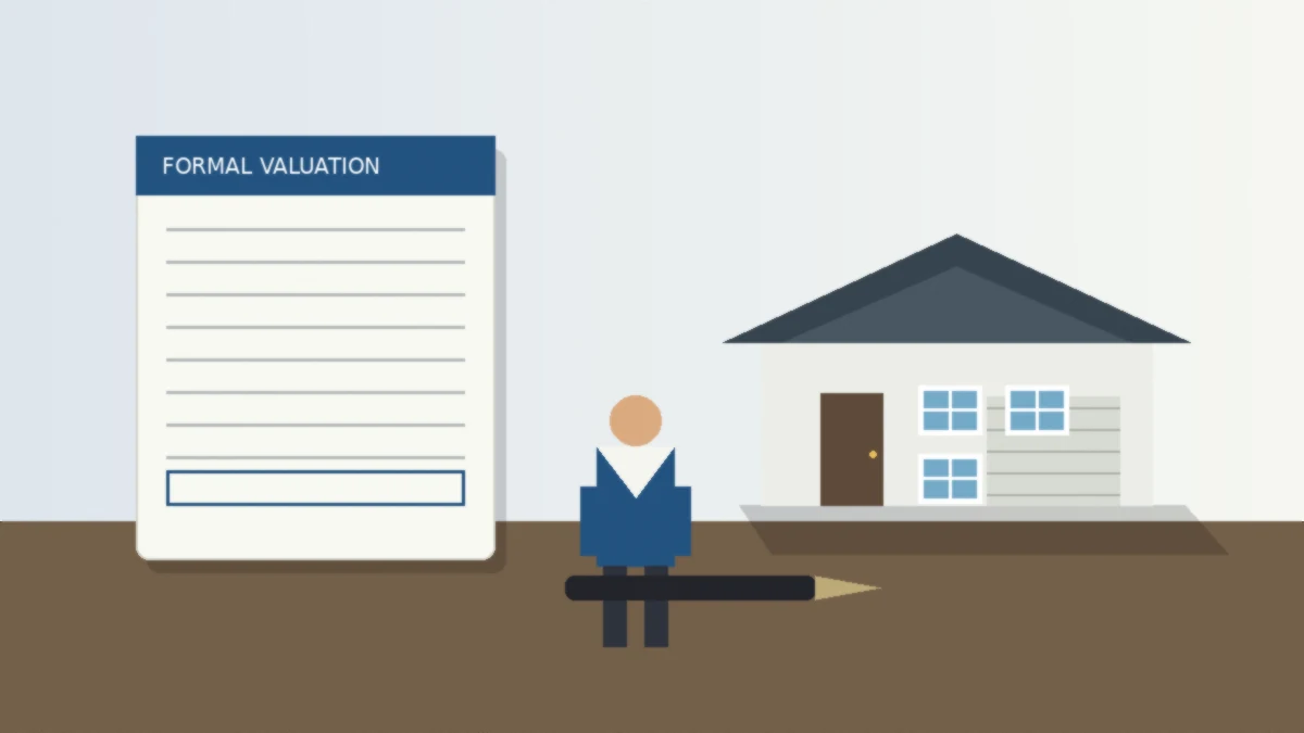 Registered property valuer preparing formal valuation report for Perth Western Australia property